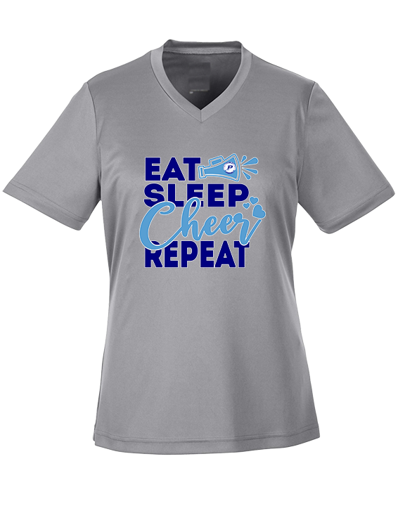 Pueblo HS Cheer Eat Sleep Cheer - Womens Performance Shirt