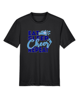 Pueblo HS Cheer Eat Sleep Cheer - Youth Performance Shirt