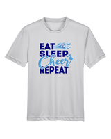 Pueblo HS Cheer Eat Sleep Cheer - Youth Performance Shirt