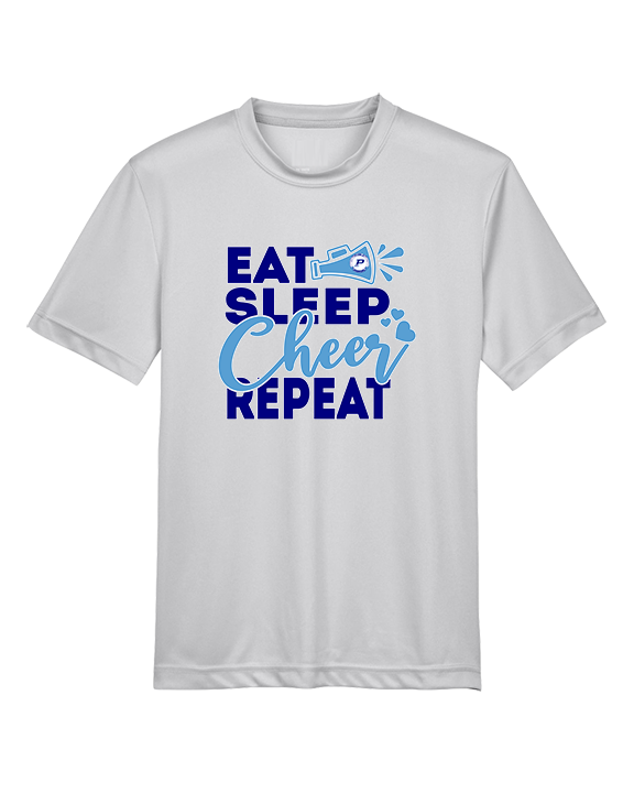 Pueblo HS Cheer Eat Sleep Cheer - Youth Performance Shirt