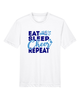 Pueblo HS Cheer Eat Sleep Cheer - Youth Performance Shirt