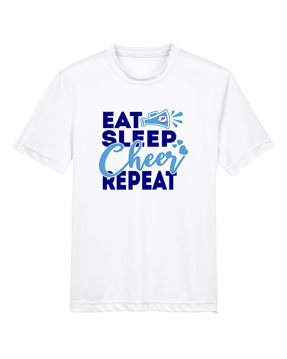 Pueblo HS Cheer Eat Sleep Cheer - Youth Performance Shirt