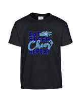 Pueblo HS Cheer Eat Sleep Cheer - Youth Shirt