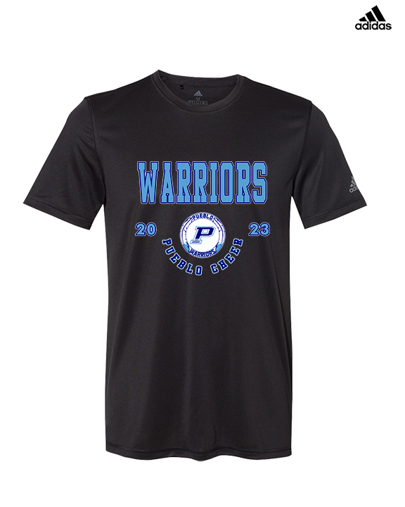 Pueblo HS Cheer Swoop - Mens Adidas Performance Shirt