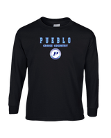 Pueblo HS Cross Country Block - Cotton Longsleeve