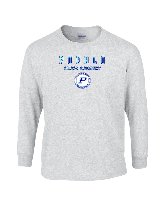 Pueblo HS Cross Country Block - Cotton Longsleeve