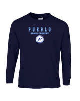 Pueblo HS Cross Country Block - Cotton Longsleeve
