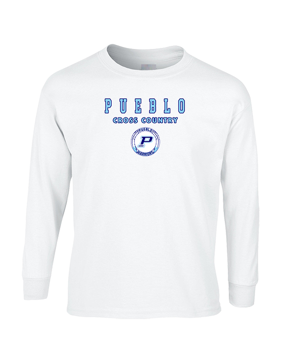 Pueblo HS Cross Country Block - Cotton Longsleeve