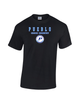 Pueblo HS Cross Country Block - Cotton T-Shirt