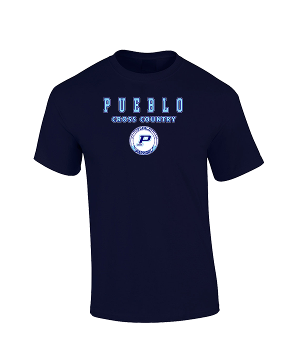 Pueblo HS Cross Country Block - Cotton T-Shirt