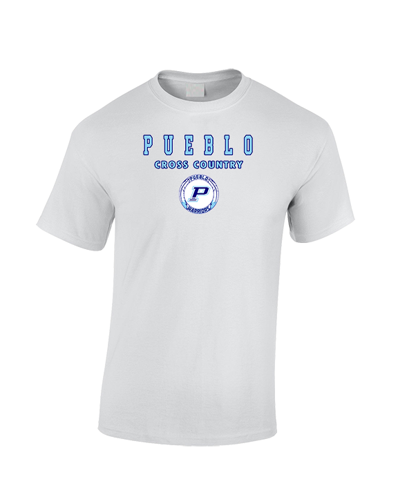 Pueblo HS Cross Country Block - Cotton T-Shirt