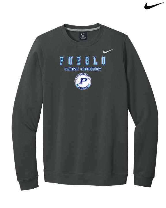 Pueblo HS Cross Country Block - Mens Nike Crewneck