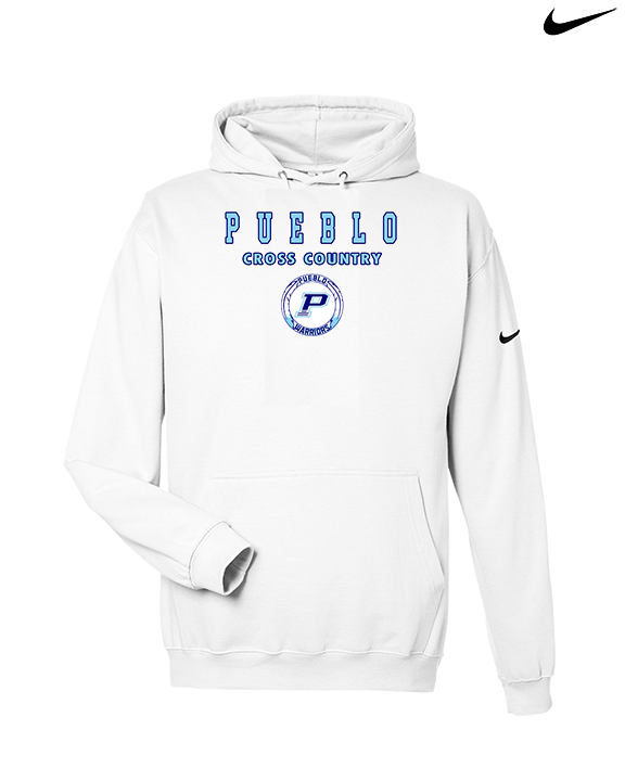 Pueblo HS Cross Country Block - Nike Club Fleece Hoodie