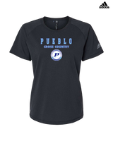 Pueblo HS Cross Country Block - Womens Adidas Performance Shirt