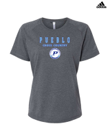 Pueblo HS Cross Country Block - Womens Adidas Performance Shirt