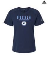 Pueblo HS Cross Country Block - Womens Adidas Performance Shirt