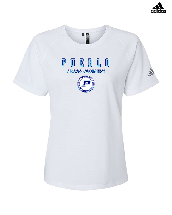 Pueblo HS Cross Country Block - Womens Adidas Performance Shirt
