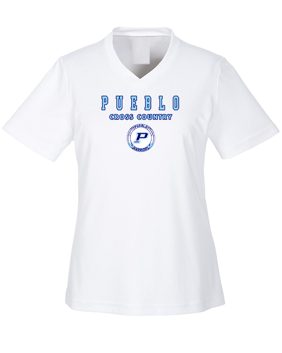 Pueblo HS Cross Country Block - Womens Performance Shirt