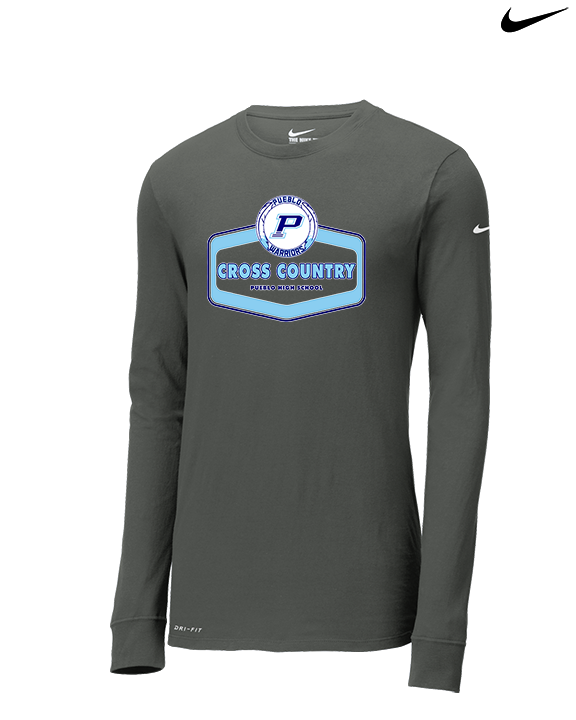 Pueblo HS Cross Country Board - Mens Nike Longsleeve