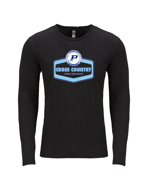 Pueblo HS Cross Country Board - Tri-Blend Long Sleeve