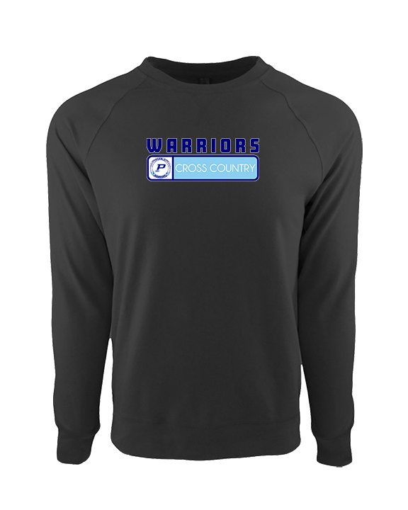 Pueblo HS Cross Country Pennant - Crewneck Sweatshirt