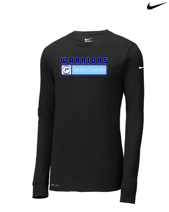 Pueblo HS Cross Country Pennant - Mens Nike Longsleeve