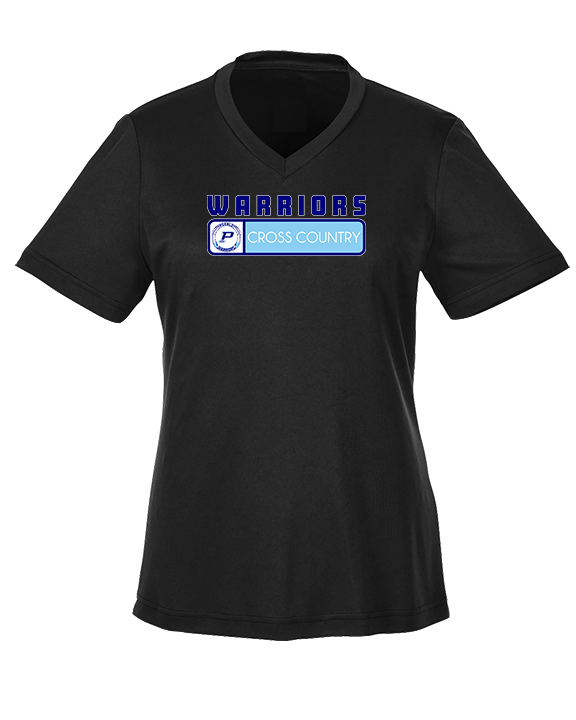 Pueblo HS Cross Country Pennant - Womens Performance Shirt