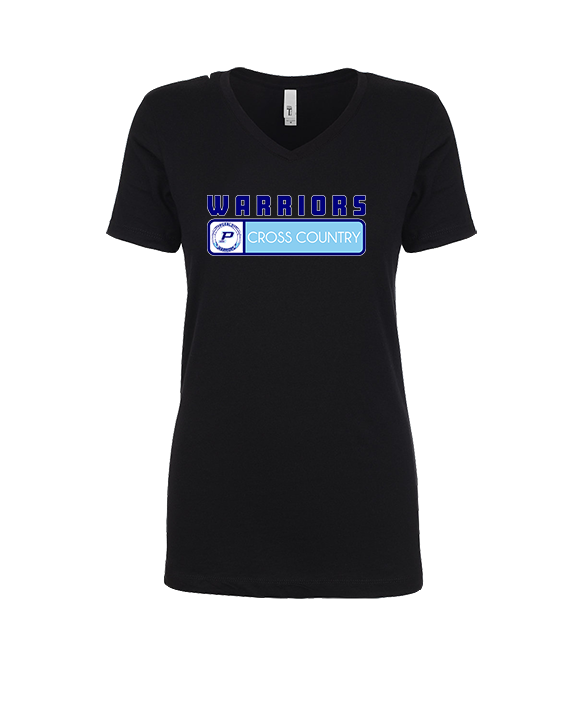 Pueblo HS Cross Country Pennant - Womens Vneck