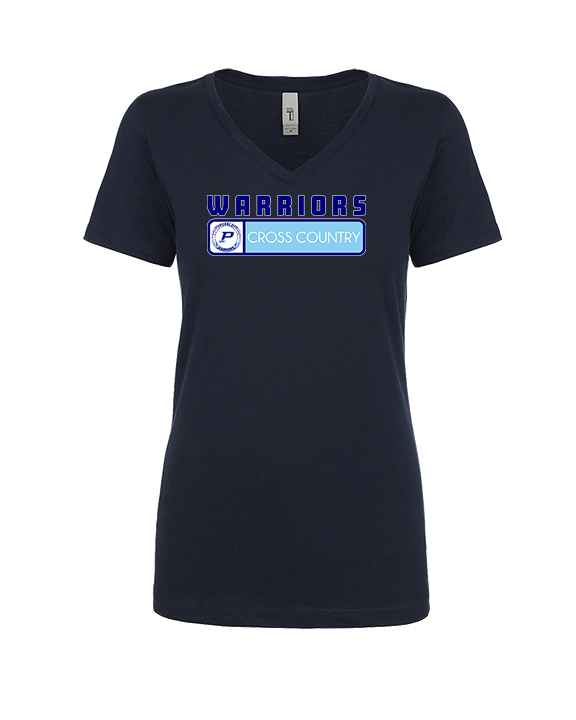 Pueblo HS Cross Country Pennant - Womens Vneck