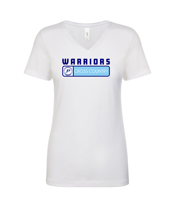 Pueblo HS Cross Country Pennant - Womens Vneck