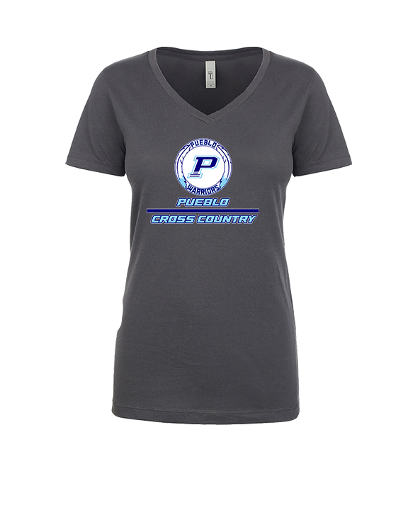 Pueblo HS Cross Country Split - Womens Vneck