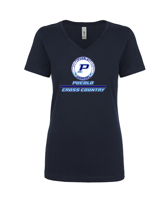 Pueblo HS Cross Country Split - Womens Vneck