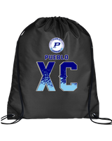 Pueblo HS Cross Country XC Splatter - Drawstring Bag
