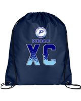 Pueblo HS Cross Country XC Splatter - Drawstring Bag