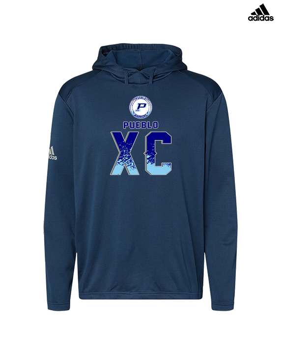 Pueblo HS Cross Country XC Splatter - Mens Adidas Hoodie