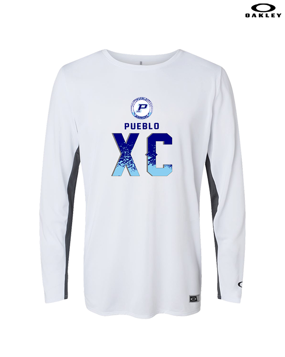 Pueblo HS Cross Country XC Splatter - Mens Oakley Longsleeve