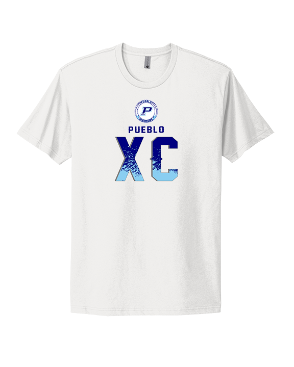 Pueblo HS Cross Country XC Splatter - Mens Select Cotton T-Shirt