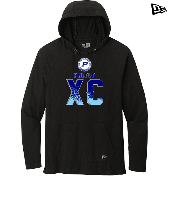 Pueblo HS Cross Country XC Splatter - New Era Tri-Blend Hoodie