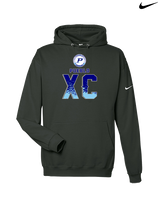 Pueblo HS Cross Country XC Splatter - Nike Club Fleece Hoodie