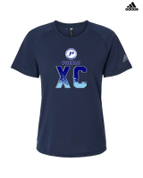 Pueblo HS Cross Country XC Splatter - Womens Adidas Performance Shirt