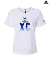 Pueblo HS Cross Country XC Splatter - Womens Adidas Performance Shirt