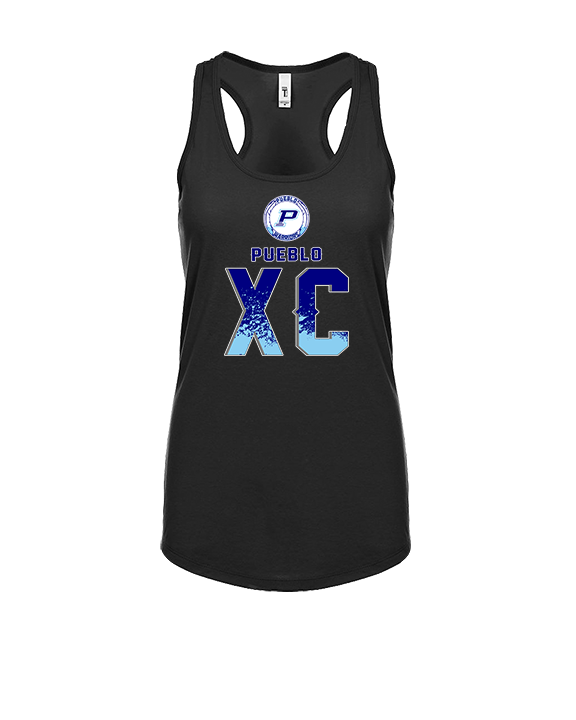 Pueblo HS Cross Country XC Splatter - Womens Tank Top