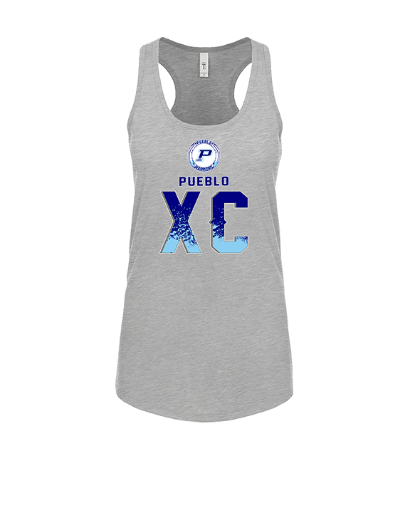 Pueblo HS Cross Country XC Splatter - Womens Tank Top