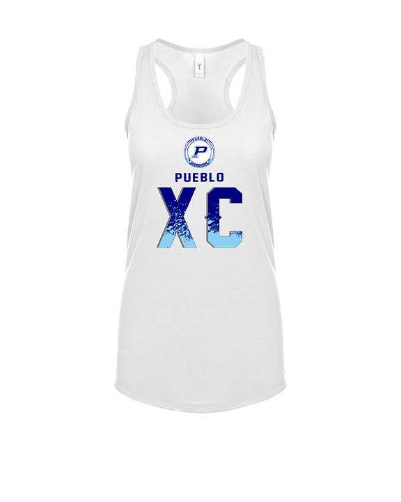 Pueblo HS Cross Country XC Splatter - Womens Tank Top