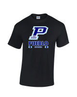 Pueblo HS Girls Soccer Stacked - Cotton T-Shirt