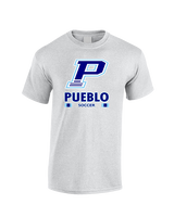 Pueblo HS Girls Soccer Stacked - Cotton T-Shirt