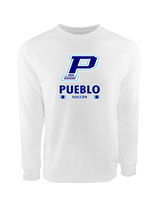 Pueblo HS Girls Soccer Stacked - Crewneck Sweatshirt