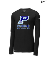 Pueblo HS Girls Soccer Stacked - Mens Nike Longsleeve