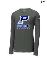 Pueblo HS Girls Soccer Stacked - Mens Nike Longsleeve