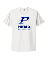 Pueblo HS Girls Soccer Stacked - Mens Select Cotton T-Shirt